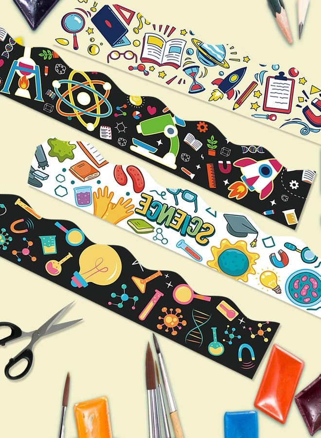VABAMNA 120Ft Bulletin Board Decorations Science Bulletin Board Borders, Back to School Science Lab Border Trim for First Day of School Classroom Home Office Science Themed Party Door Wall Decor - Image 5